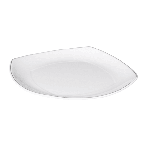701-D3111LW 10 3/8" Square Melamine Dinner Plate, White