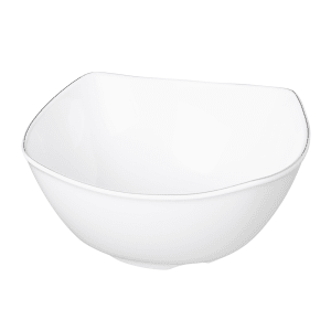701-SB5075LW 40 oz Square Melamine Serving Bowl, White