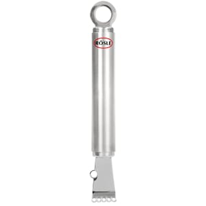 165-12714 6.3" Zester w/ Canelle & Round Handle, Stainless