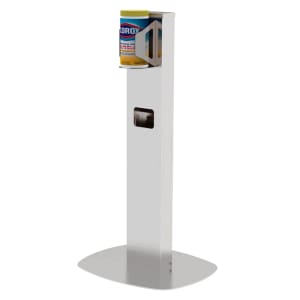 121-158888 Wipe Dispensing Stand w/ Waste Bin - 20" x 17" Base
