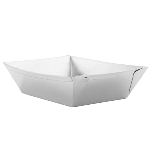 284-480868 Rectangular Boat Tray - 6" x 4 1/2", Stainless Steel