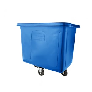 007-FG460800DBLUE Trash Cart w/ 300 lb Capacity, Blue
