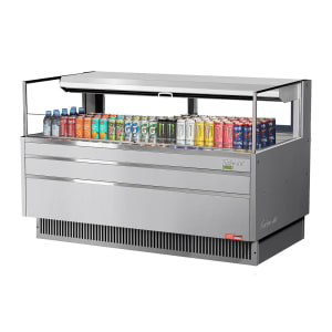 083-TOM60LUFDS1SN 58 3/4" Horizontal Open Air Cooler w/ (1) Level, 115v