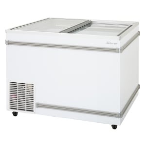 083-TFS11FN 13.77 cu ft Mobile Chest Freezer w/ (2) Sliding Glass Doors - White, 115v