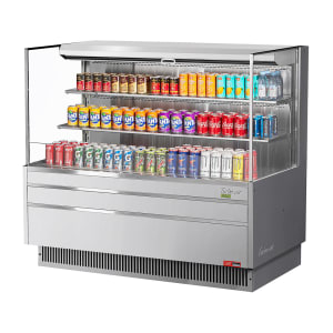 083-TOM60LUFS3SN 58 3/4" Horizontal Open Air Cooler w/ (3) Levels, 115v