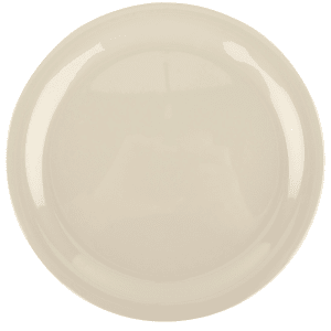 284-NP9DI 9" Round Melamine Dinner Plate, Ivory