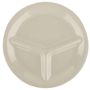 284-CP10DI 10 1/4" Round Melamine Dinner Plate, Ivory