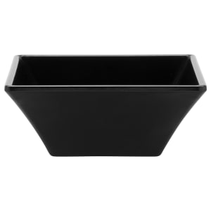 284-ML238BK 5" Square Salad Bowl w/ 14 oz Capacity, Melamine, Black
