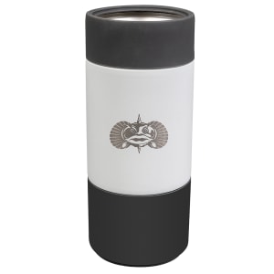 543-1043 Non Tipping Can Cooler for 12 oz Slim Cans - White