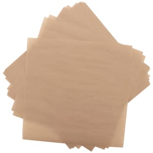 284-4TS4010 12" Square Basket Liner Paper, Brown