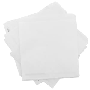 284-4T1000 5 1/2" Square Basket Liner Paper Bags, White