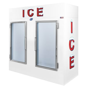 891-L085UAGP 84" Indoor Ice Merchandiser w/ (160) 10 lb Bag Capacity - White, 120v
