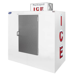 891-L065UCSP 64" Outdoor Ice Merchandiser w/ (145) 10 lb Bag Capacity - Solid Doors, 115v