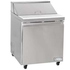 Maxx Cold MVPP70HC 66 4/5" V-Series Pizza Prep Table w/ Refrigerated Base, 115v