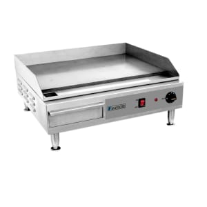 027-SFE04900 24" Electric Griddle w/ Manual Controls - 1/2" Steel Plate, 220v/1ph