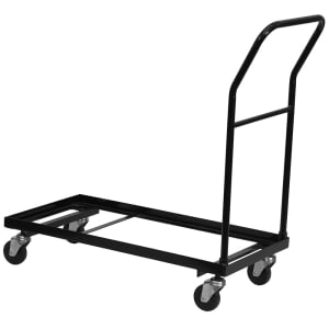 916-HF700DOLLY Folding Chair Dolly w/ (36) Chair Capacity - Steel, Black
