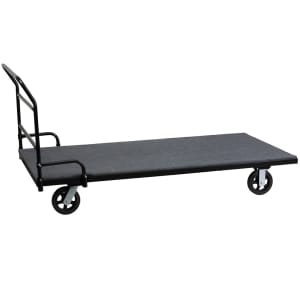 916-XA7736DOLLY Folding Table Dolly w/ (10) 72" Rectangular Table Capacity - Steel, Black