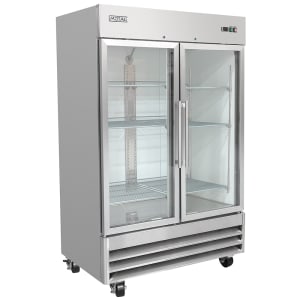 842-CSD2DRBAL54G 54" Two Section Reach In Refrigerator - (2) Left/Right Hinge Glass Doors, 115v