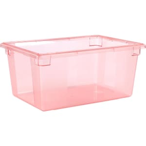 028-10623C05 16 3/5 gal Food Storage Box - 26 x 18 x 12" Red