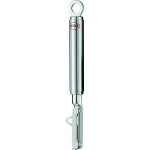 165-12732 7 1/2" Swivel Right Hand Peeler w/ Round Handle, Stainless