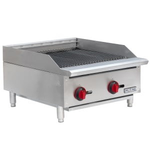 895-BR24 24" Gas Charbroiler w/ Cast Iron Grates, Convertible