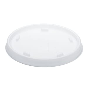 538-8SL Lid w/ Straw Slot for 8 oz Foam Cups and Containers - Translucent