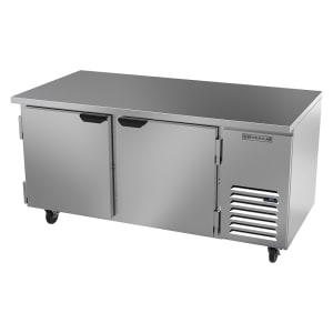 118-UCR67AHC 67" W Undercounter Refrigerator w/ (2) Sections & (2) Doors, 115v