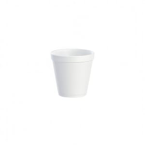 Genpak 20500-WH Carry-Out Container 9.19 x 6.5 x 2.875, White, Foamed  Polystyrene, 1-Compartment