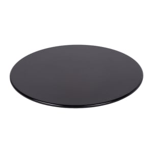 701-M114B 11" Round Melamine Dinner Plate, Black
