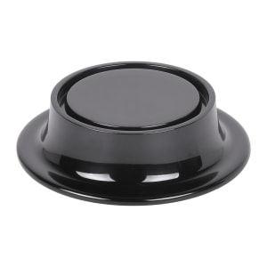 701-M5PB 5" Round Pedestal Riser - 1 1/2"H, Melamine, Black