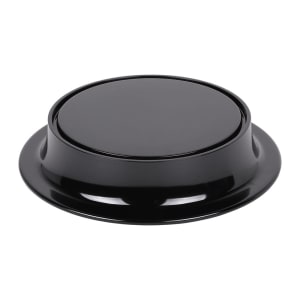701-M8PB 8" Round Pedestal Riser - 2"H, Melamine, Black