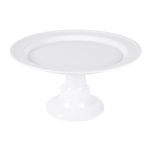 701-M16RPKTNW 16" Round Plate Stand - 8 1/2"H, Melamine, White