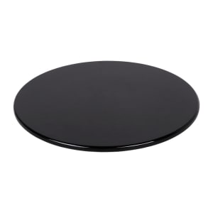 701-M7PLB 7" Round Melamine Salad Plate, Black