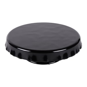 701-MCP13KTB 13" Round Pedestal Cake Stand - Melamine, Black