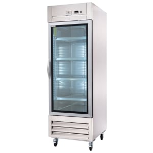 260-KCHRI27R1GDR 26 3/4" One Section Reach In Refrigerator, (1) Right Hinge Glass Door, 115v
