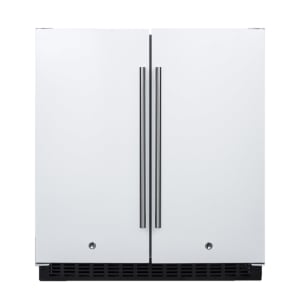 162-FFRF3075W 5.4 cu ft Undercounter Refrigerator & Freezer w/ Solid Doors - White, 115v