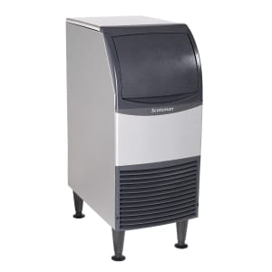 044-CU0715MA1 15"W Full Cube Undercounter Ice Machine - 80 lbs/day, Air Cooled, Gravity Drain, 115v