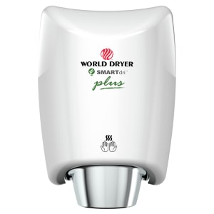 294-K974P2 Automatic Hand Dryer w/ 10 Second Dry Time - White Aluminum, 120v