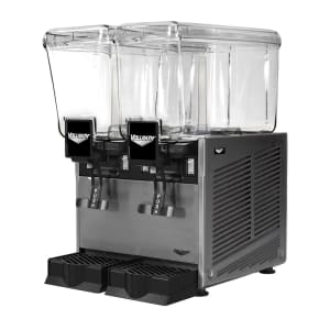 175-VBBD237F Pre Mix Refrigerated Dispenser w/ (2) 3 1/5 gal Bowls - Fountain Spray Circulation, 115v