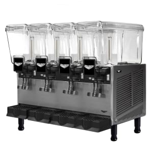 175-VBBD437S Pre Mix Refrigerated Dispenser w/ Four 3 1/5 gal Bowls - Stirring Paddle Circulation, 115v