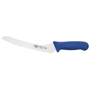 080-KWP92U 9" Bread Knife w/ High Carbon Steel Blade & Blue Poly Handle