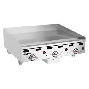 207-MSA36LP 36" Gas Griddle w/ Thermostatic Controls - 1" Steel Plate, Liquid Propane