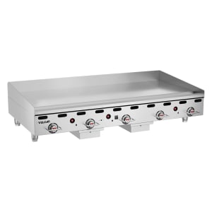 207-MSA60LP 60" Gas Griddle w/ Thermostatic Controls - 1" Steel Plate, Liquid Propane
