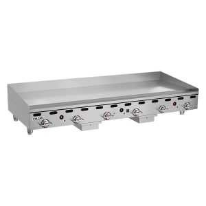 207-MSA72LP 72" Gas Griddle w/ Thermostatic Controls - 1" Steel Plate, Liquid Propane