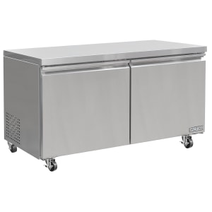 842-CUF60 61 1/5" W Undercounter Freezer w/ (2) Sections & (2) Doors, 115v