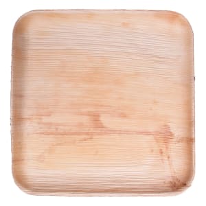 524-012025B 9" Square Disposable Palm Leaf Plate