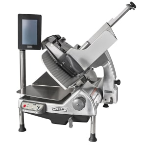 617-HS71PS Automatic Meat & Cheese Slicer w/ 13" Blade, Belt Driven, Aluminum, 1/2 hp