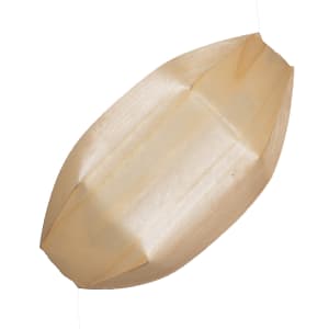 524-VTBT08 Disposable Wooden Boat Server - 8 1/2"L x 3"W x 1"D