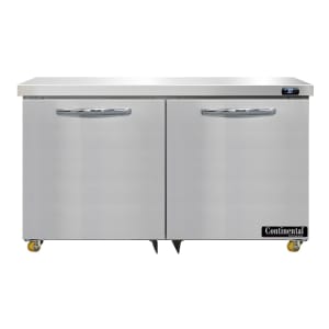 160-D48NU 48" Undercounter Refrigerator w/ (2) Sections & (2) Doors, 115v
