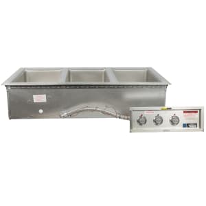 439-MOD300TDMQS Drop-In Hot Food Well w/ (3) Full Size Pan Capacity, 208 240v/1ph